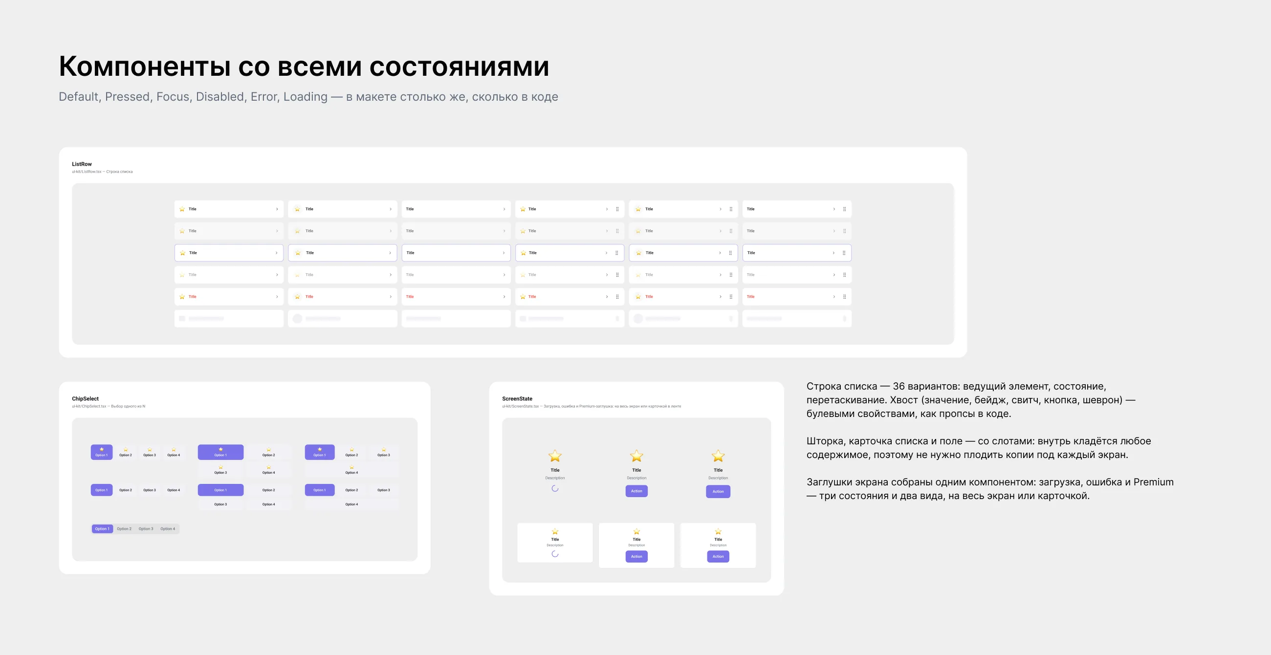 Дизайн-система: компоненты со&nbsp;всеми состояниями
